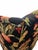 Late 20th Century Black Floral Chinoiserie Wingback Armchairs — A Pair For Sale - Image 14 of 16