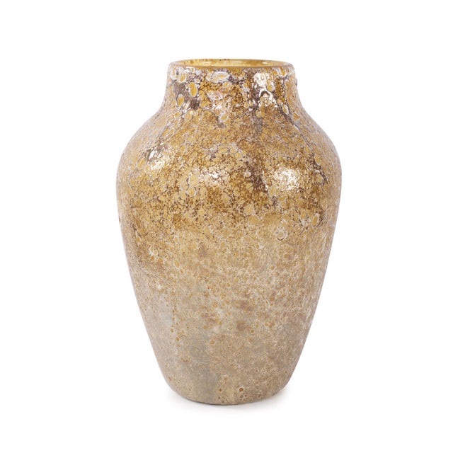 Contemporary Zynsky Art Glass in Soft Amber- Short For Sale - Image 3 of 10