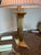 French Neoclassical Solid Brass Table Lamp For Sale - Image 3 of 6