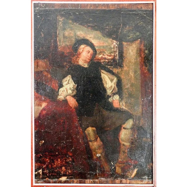 Ignazio Manzoni, Figura di Uomo, 19th Century, Oil Painting, Framed For Sale - Image 6 of 6