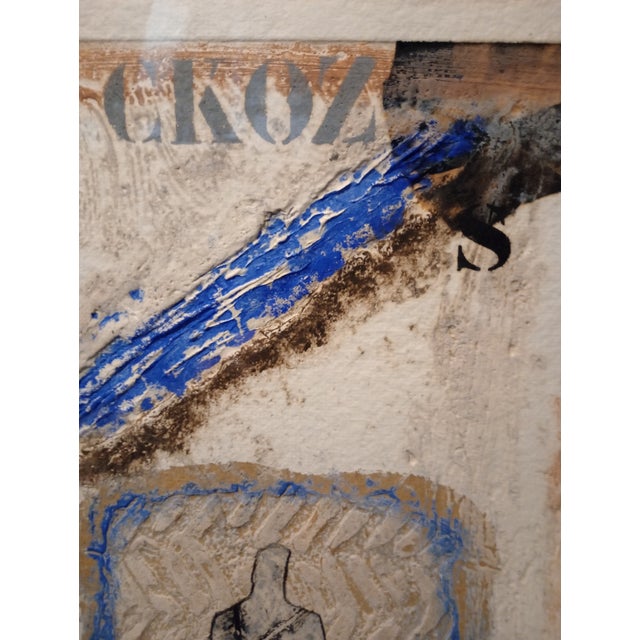 1961 Abstract Expressionism James Coignard Carborundum Artpiece For Sale - Image 4 of 12