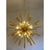Sputnik murano glass chandelier in murano glass style from Italy Metal frame is polish gold and murano glass amber...