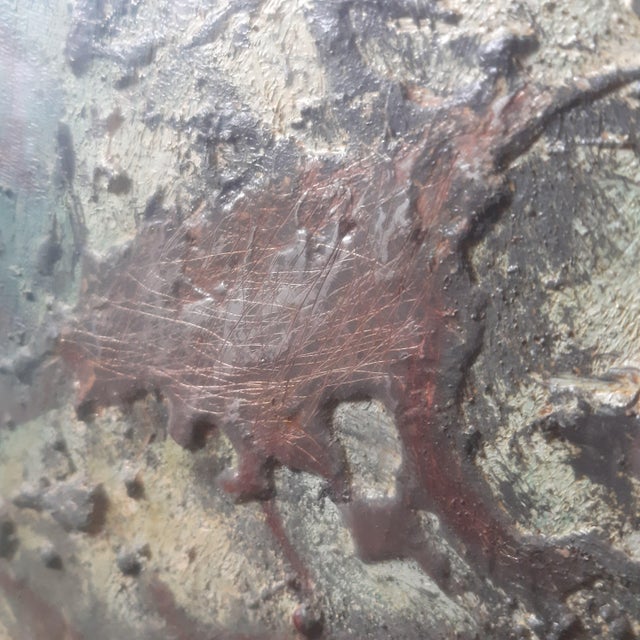 Mario Ranieri, Son of Fire, 20th Century, Oil on Canvas For Sale - Image 13 of 17