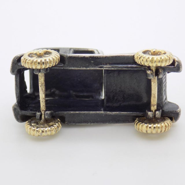 1980s Vintage Italian Sterling Silver 925 Classic Car, 1980s For Sale - Image 5 of 14