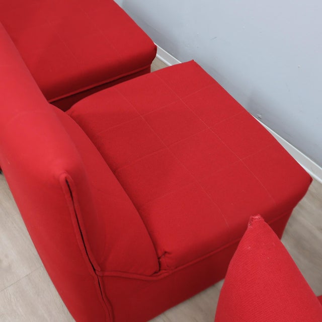 Vintage Baia Modular Lounge Armchairs by Citterio & Nava for B&B Italia, 1970s, Set of 4 For Sale - Image 14 of 17