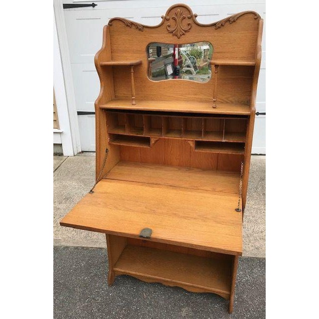 Antique Oak Larkin Desk