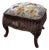 Vintage Wicker and Needdlep;oint Footstool For Sale