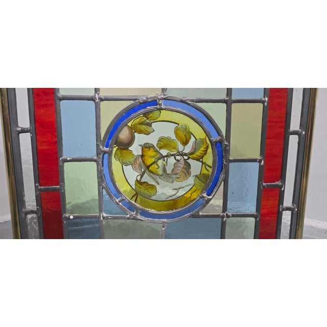 Antique Brass Fire Screen, 1880 For Sale - Image 4 of 7