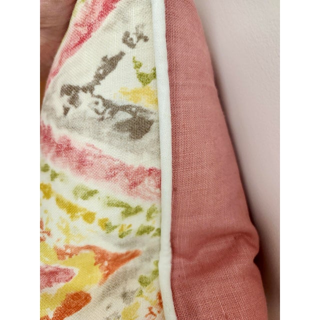 Elevate any space with this elegant 18" x 14" decorative pillow, featuring Pindler’s luxurious chevron fabric with a...