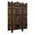 Indian Vintage Indian Carved Turned and Painted 3 Panel Screen For Sale - Image 3 of 6