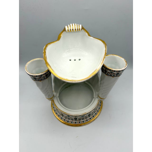 Ceramic Late 19th Century Late Victorian Cray’s Patent Porcelain Washstand Soap, Sponge & Brush For Sale - Image 7 of 16