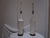 1950s Pair of White Plaster Mid Century Modern Lamps For Sale - Image 4 of 8