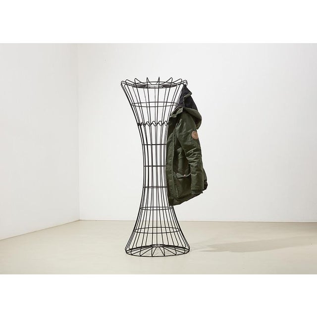 Very rare coat rack, designed by Verner Panton in 1958 for J. Luber Switzerland. This is one of the earliest designs by...