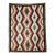 Vintage Native American Navajo Rug, Handwoven Wool, Eye Dazzler Pattern, 5x7 For Sale