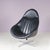 Swivel Easy Chair on Chrome Crossbase with Black Skai Seat by Rudolf Wolf for Rohé, Netherlands, 1960s For Sale - Image 11 of 12