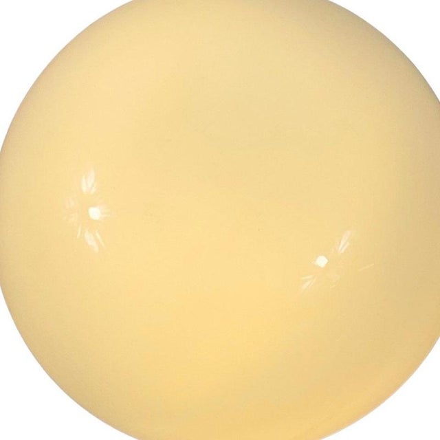 Dutch Ceiling Mounted Lamp Including New Bulb attributed to Gispen, 1970s For Sale - Image 4 of 7