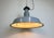 Large Mid-Century Industrial Grey Enamel Factory Lamp, 1950s For Sale - Image 16 of 17