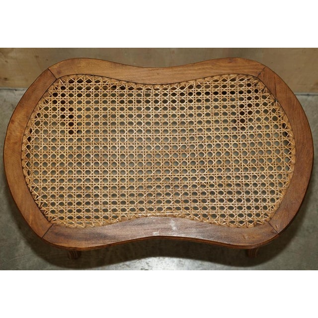 Antique Napoleon III Bergere Armchairs and Matching Table, 1890, Set of 3 For Sale - Image 18 of 18