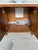 Modern Mahogany Vessel Sink Vanity For Sale - Image 4 of 5