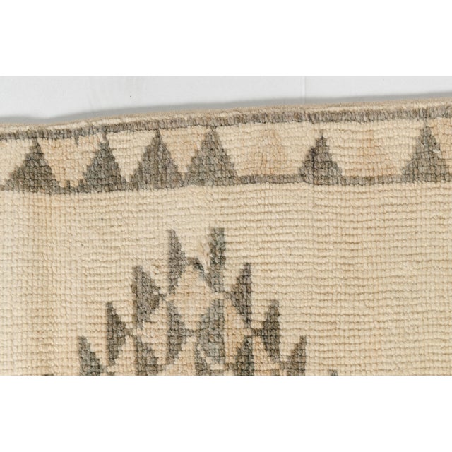Mid 20th Century Natural Turkish Kitchen Decor Runner For Sale - Image 10 of 10