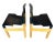 Set of 4 Sculptural Thonet Flex Chairs by Gerd Lange in Birch & Black For Sale - Image 9 of 12