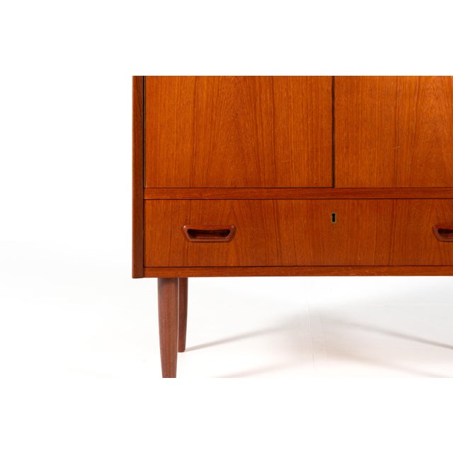 Vintage Danish Teak Cabinet with Drawer, 1960s For Sale - Image 10 of 13