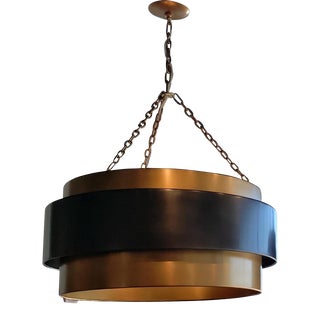 Arteriors Home Nolan Large Pendant Light - Brass/Black For Sale