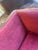 Vintage Red Velvet Sofa For Sale - Image 13 of 18