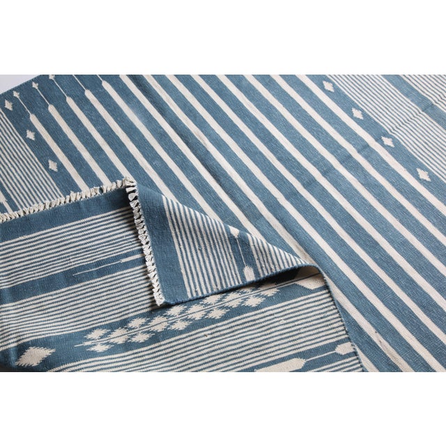 2000 - 2009 Handmade Oushak Modern Flatweave Kilim For Sale - Image 5 of 12