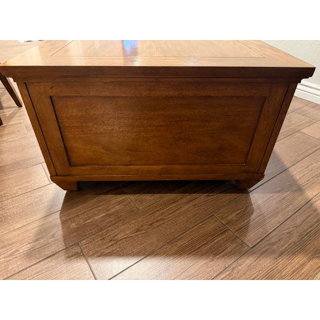 Traditional Ethan Allen Map Coffee Table For Sale - Image 3 of 6