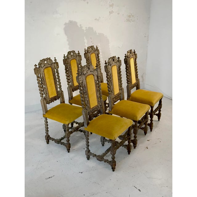 Antique French Dining Chairs, Set of 6 Chairish