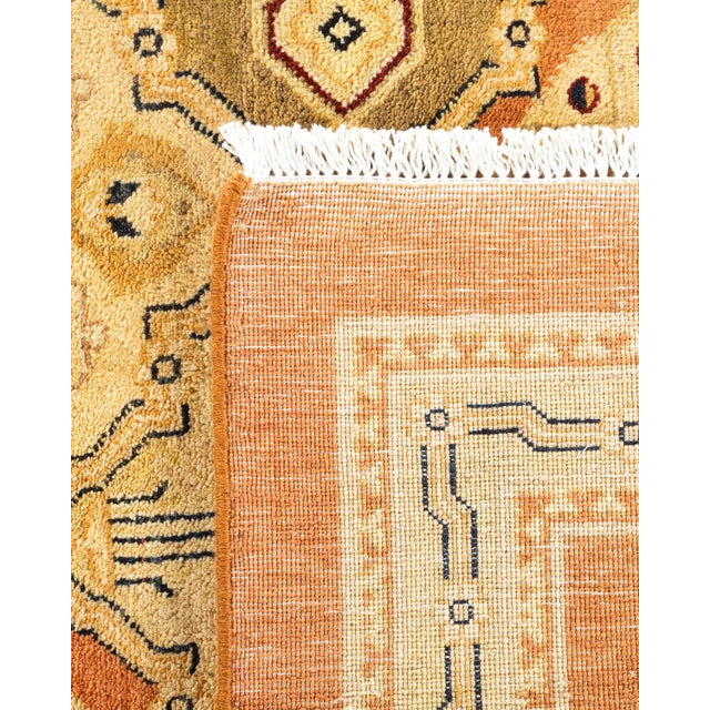 2000 - 2009 Eclectic, One-of-a-Kind Hand-Knotted Area Rug in Brown, 12' 1" x 17' 8" For Sale - Image 5 of 8
