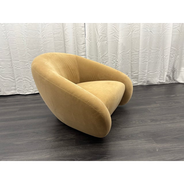 Rh Reyna Swivel Chair For Sale - Image 9 of 18