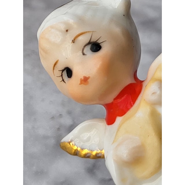 Vintage Napco Miniature Angels Bone China For Sale - Image 4 of 13