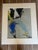 Paper Contemporary Western Figurative Mixed Media Drawing, Signed & Framed For Sale - Image 7 of 8