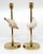 1980s Brass Candlesticks Shells Seashells For Sale - Image 5 of 15