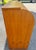 Brown Mid Century Modern Teak Roll Top Cylinder Desk For Sale - Image 8 of 9
