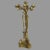 An Impressive and Large Antique French Louis XV Gilt Cast Bronze Seven Light Candelabra supported by Three Figural...