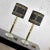 1970s Modern Hollywood Regency Lamps Lucite & Brass Plate Black With Shades Style Karl Springer - A Pair For Sale - Image 6 of 16