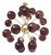 21st Century Nova Natural Brass Amethyst Bubbles Murano Sputnik Chandelier by Fabio LTD For Sale