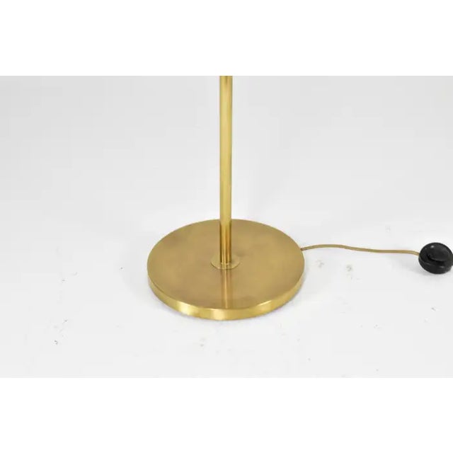 1970s French Vintage Brass Uplight Floor Lamp — 1970s For Sale - Image 5 of 7