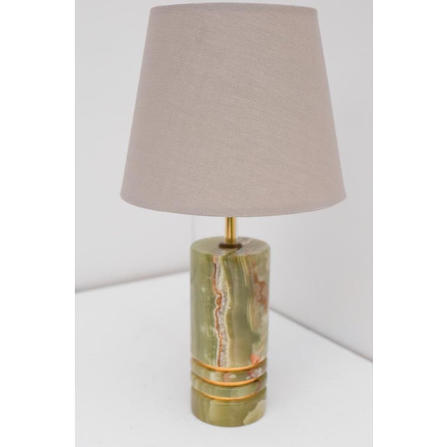 Mid-Century Modern Italian Brass Table Lamp, 1970s For Sale - Image 13 of 16