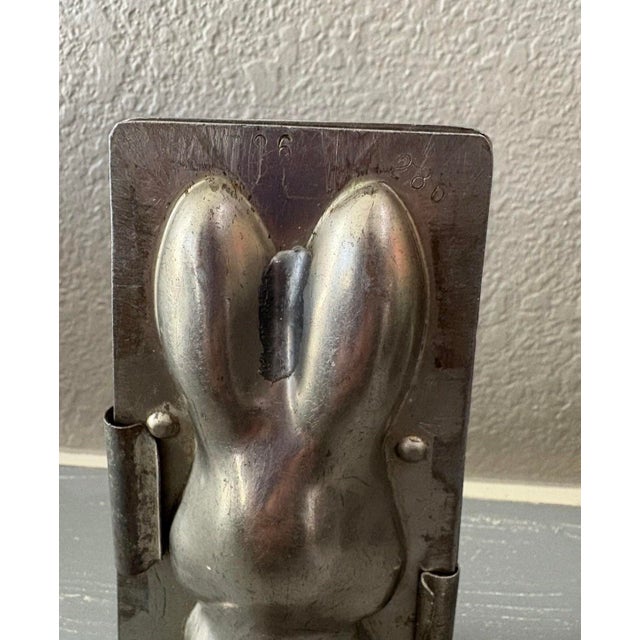 2-Piece Metal 3d Rabbit Bunny Chocolate Candy Mold No. 286 Easter Decor Vintage For Sale - Image 10 of 12