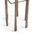 2020s Luna White Marble & Brass Finish Side Table For Sale - Image 5 of 6