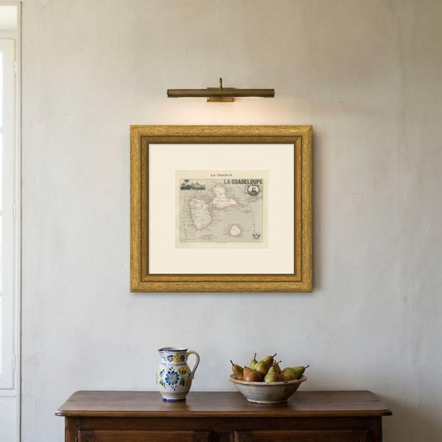 Antique Map of Guadeloupe with Marie-Galante and the Saintes, 1860 For Sale - Image 10 of 12