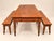 Louis Philippe Farmhouse Pitchpin Table and Benches, 1950s, Set of 3 For Sale - Image 4 of 8