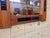 Large Danish Mirror with Teak Frame and Blue Tile Inlay, 1960 For Sale - Image 3 of 6