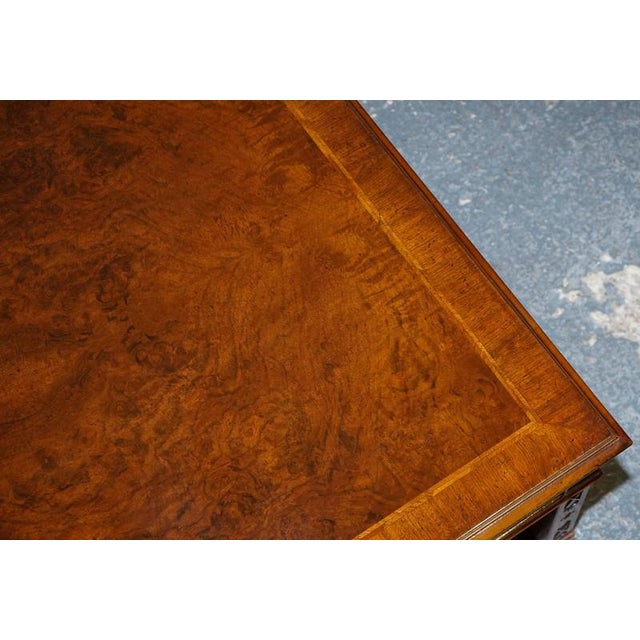 Large Georgian Burr Walnut Coffee Table from Brights of Nettlebed London For Sale - Image 14 of 18