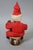 Red Antique German Crepe Paper & Spun Cotton Santa Figure Under Glass Dome, Made in Germany, Circa 1920s For Sale - Image 8 of 10