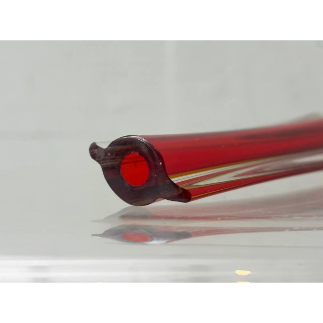 Mid-Century Modern Sommerso Murano Glass Vase by Flavio Poli for Seguso Vetri d'Arte, 1950s For Sale - Image 3 of 12